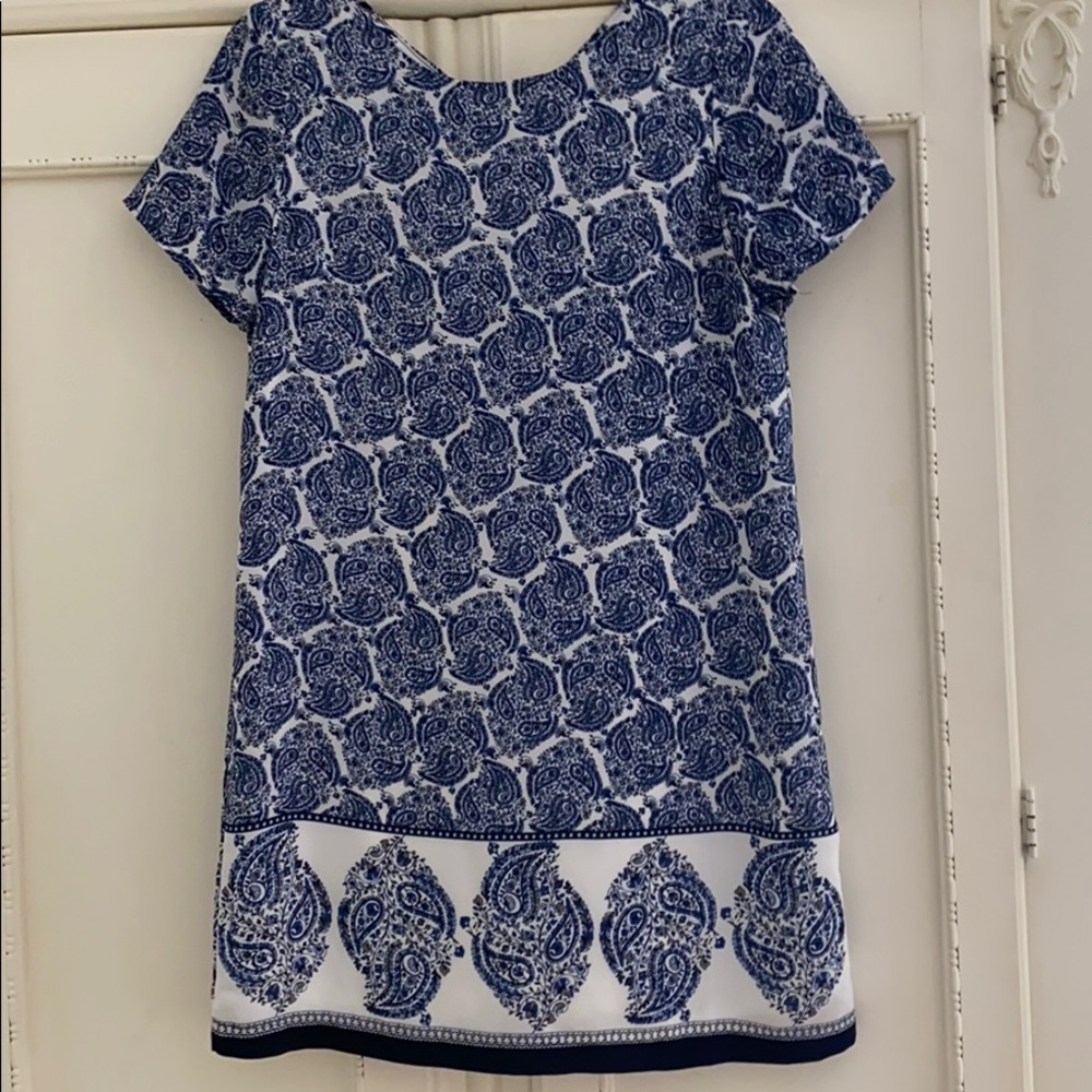 Patterned Shift Dress